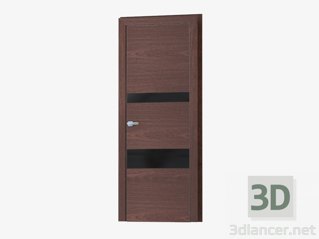 3d model Puerta de interroom (04.31 negro) - vista previa