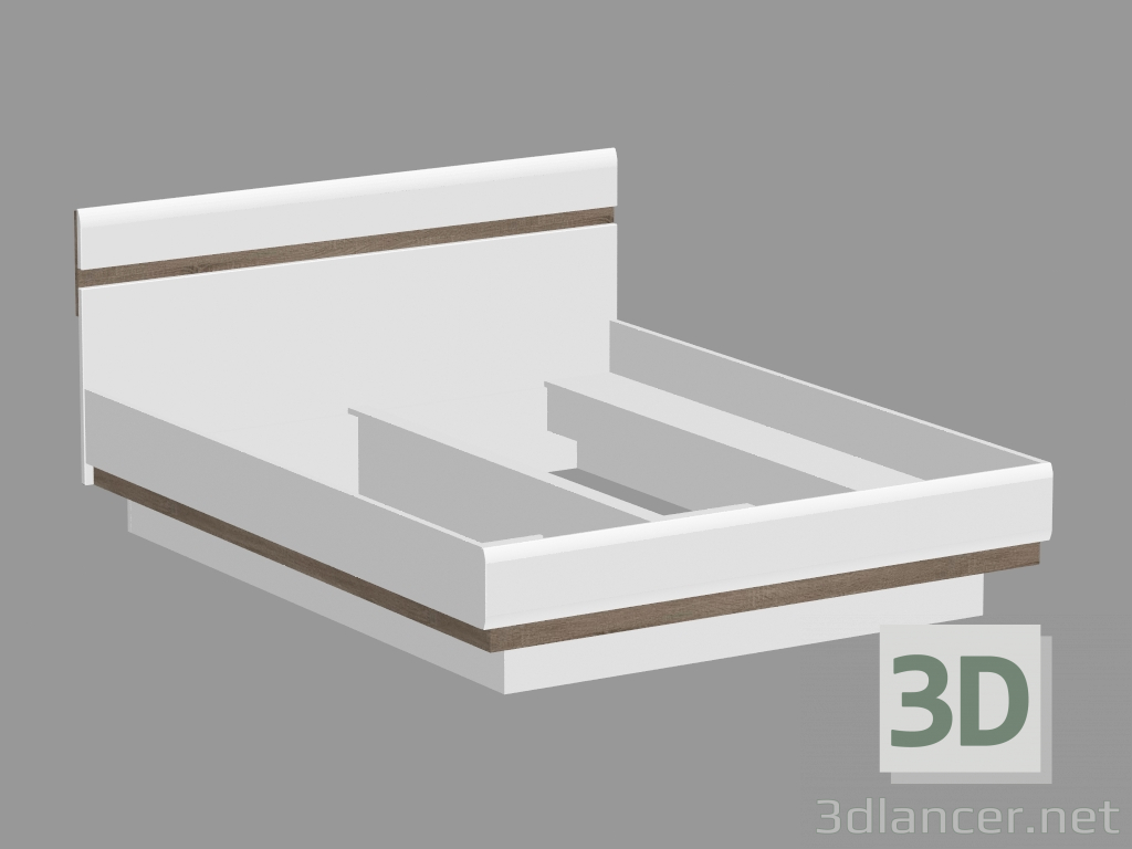 3d model Cama 160 (TIPO 92) - vista previa