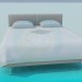 3d model Double bed - preview