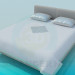 3d model Double bed - preview