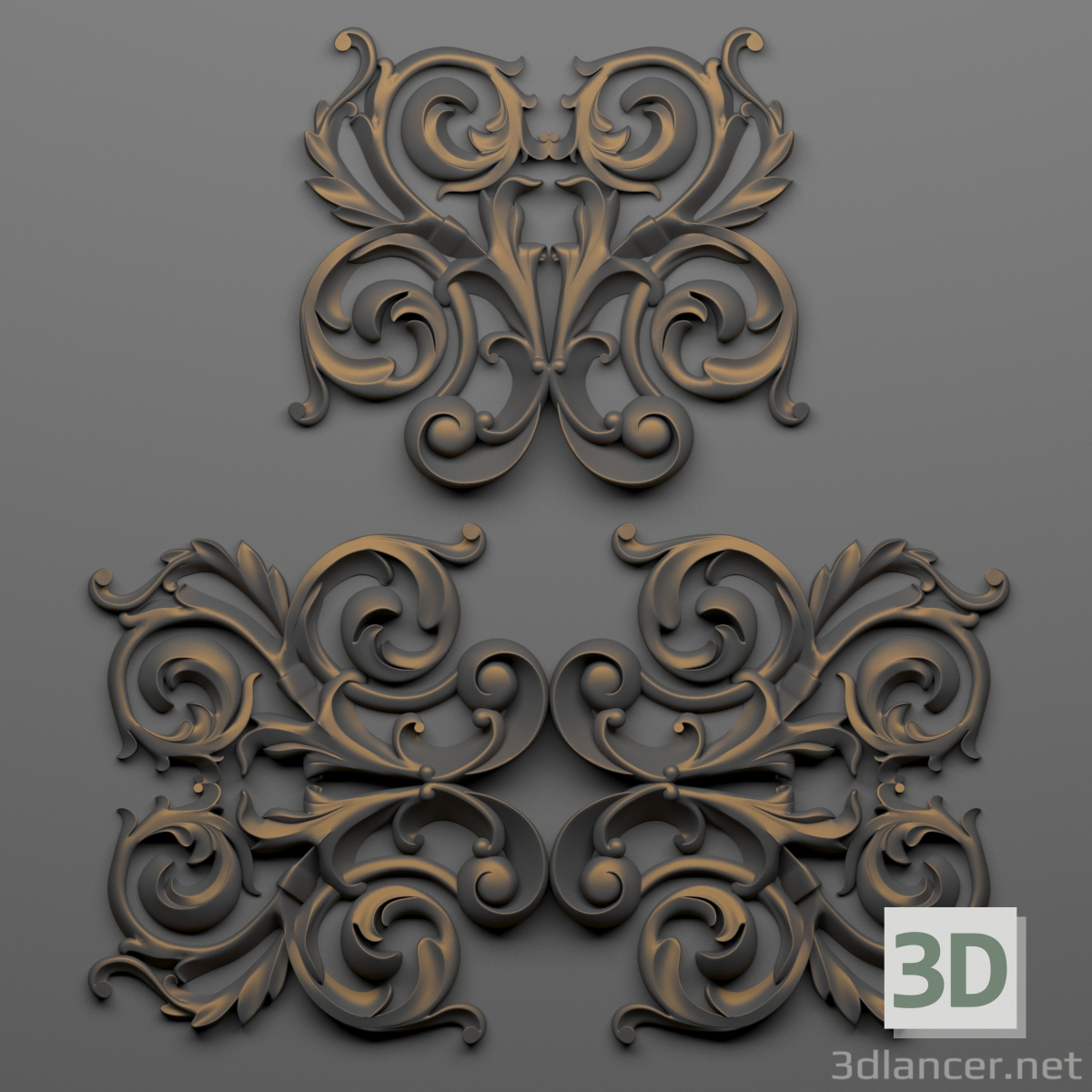 3d Decor 45 model buy - render