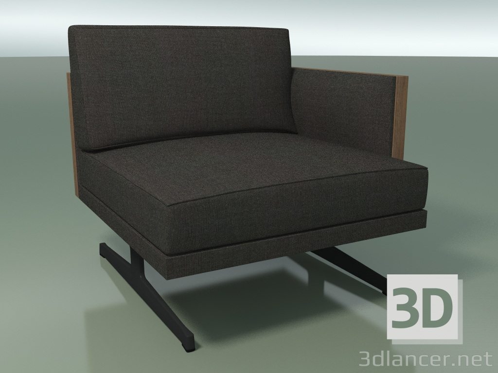 3D modeli Uç modül 5213 (sol kolçak, H ayaklar, Ceviz) - önizleme