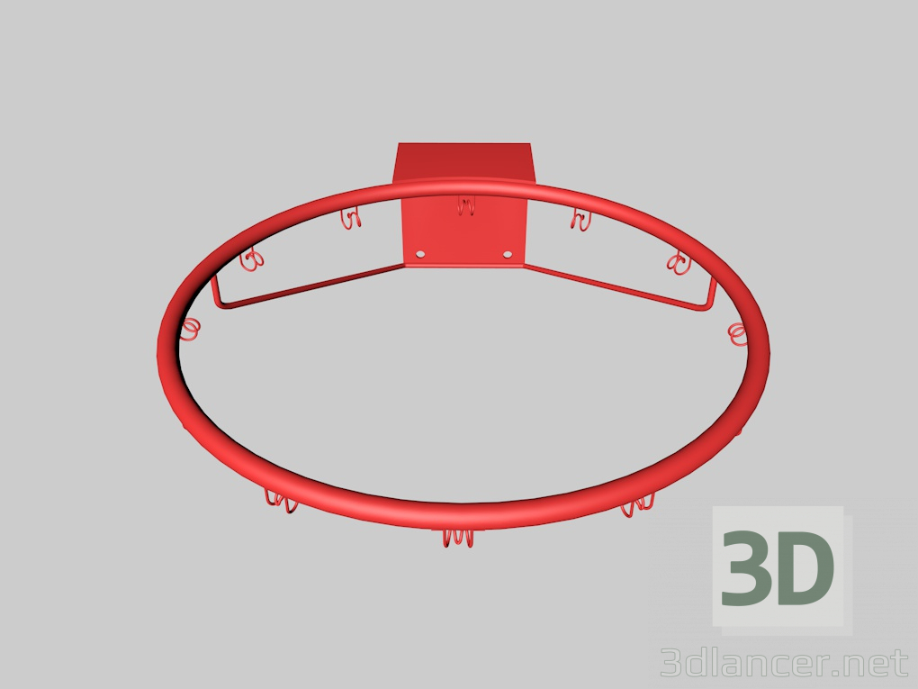 3 डी मॉडल बास्केटबॉल घेरा - पूर्वावलोकन