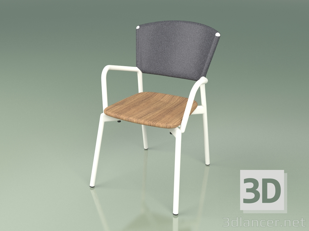 Modelo 3d Cadeira 021 (Metal Milk, Cinza) - preview