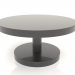 3d model Coffee table JT 022 (D=700x350, black plastic color) - preview