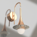 3d model Sconce Diaz gold (08048.33) - preview