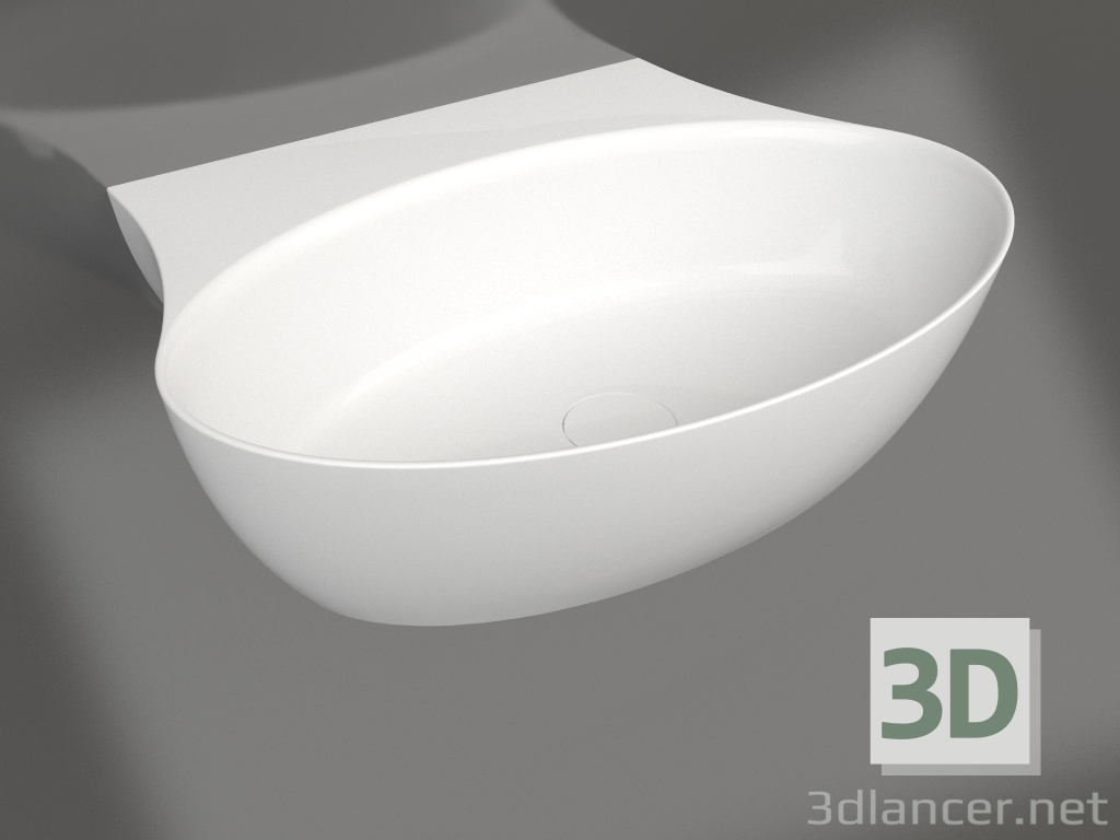 modèle 3D Lavabo suspendu ALDA WALL 01 - preview