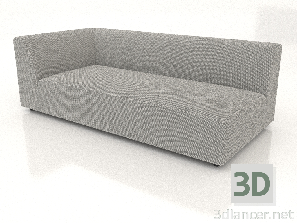 3d model Módulo sofá esquinero (XL) 193 extendido izquierda - vista previa