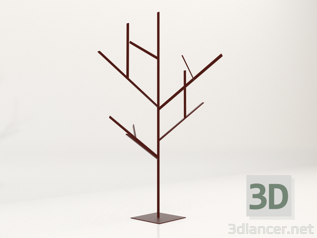 3d model Lámpara L1 Árbol (Rojo vino) - vista previa