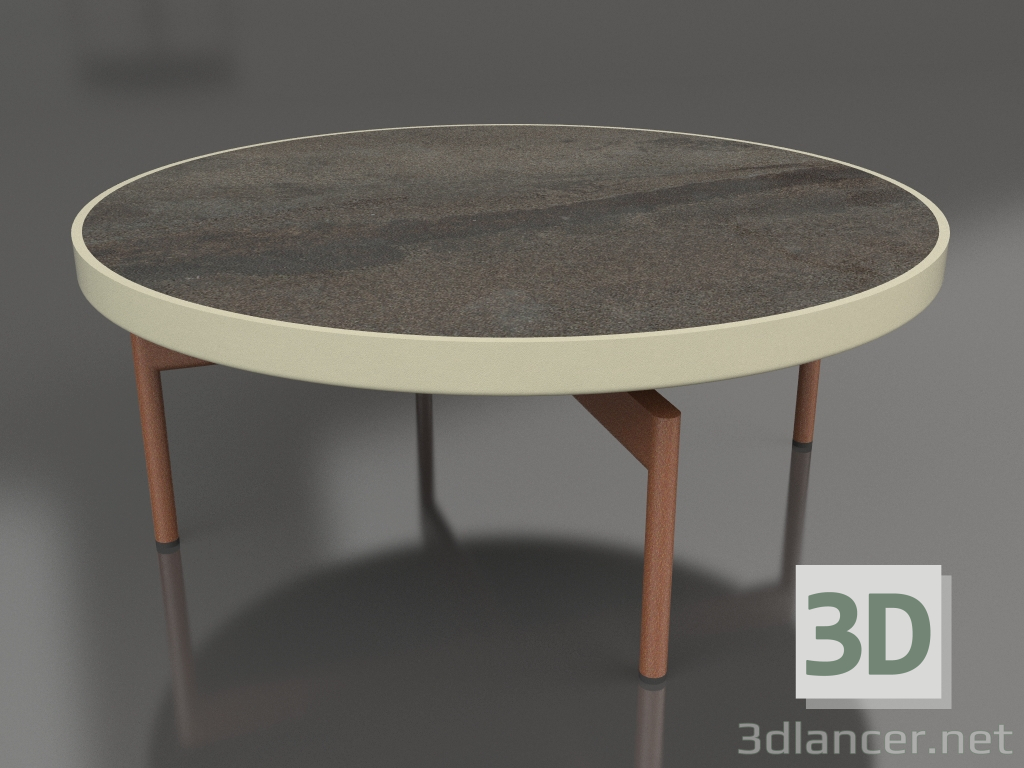 Modelo 3d Mesa de centro redonda Ø90x36 (Ouro, DEKTON Radium) - preview