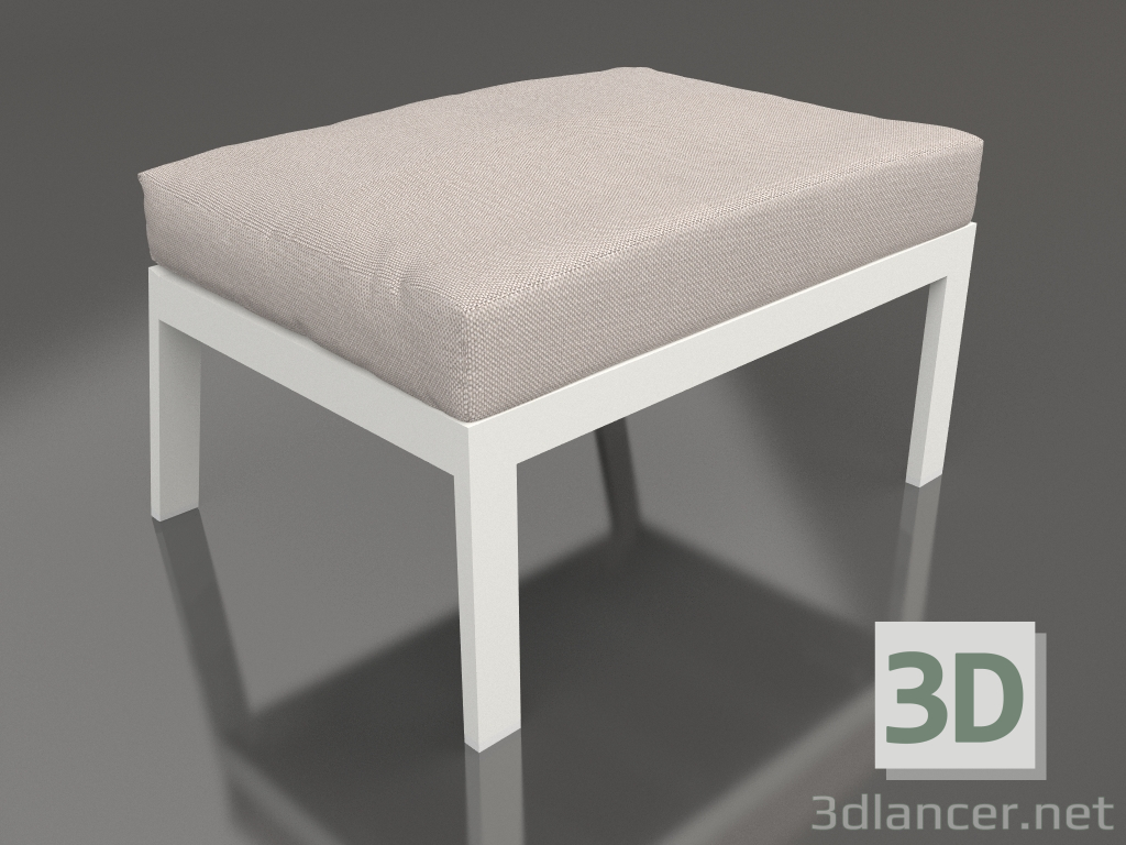 3d model Puf para silla (gris ágata) - vista previa