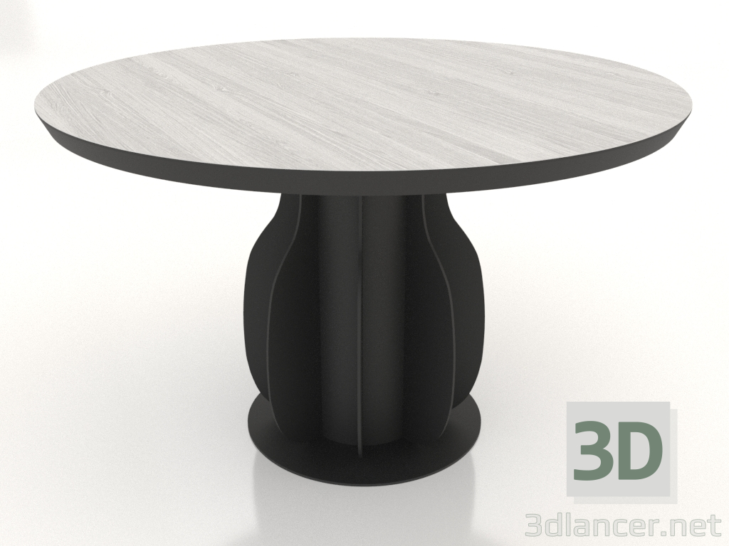 3d model Mesa de comedor Ø 1200 mm (blanco RAL 9010) - vista previa