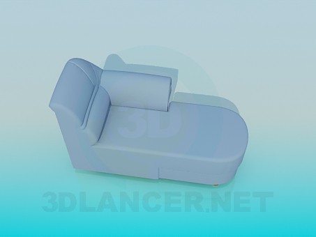 3d model Sofá - vista previa