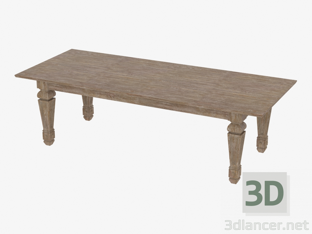 3d модель Стіл обідній BASILDON OAK WOOD TABLE (8831.0006) – превью