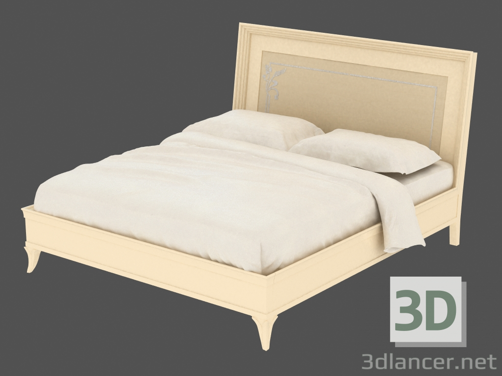 3d model Double bed LTTOD3F-177 - preview