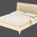 3d model Double bed LTTOD3F-177 - preview