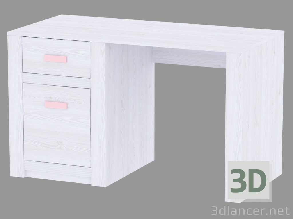 3d model Desk 1D-1S (TYPE LLOB01) - preview