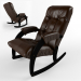 3d Rocking chair Comfort Model 67, upholstery Antik crocodile model buy - render