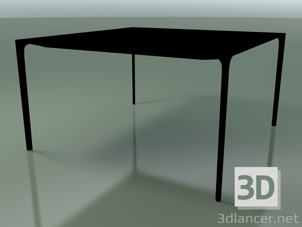 modèle 3D Table carrée 0807 (H 74 - 137x137 cm, stratifié Fenix F02, V39) - preview