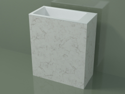 Lavabo sur pied (03R146103, Carrara M01, L 72, P 36, H 85 cm)