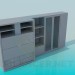 3d model unidad de pared - vista previa