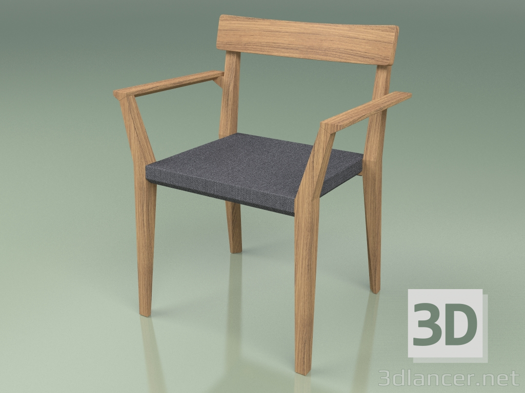 3D modeli Sandalye 172 (Batyline Gri) - önizleme