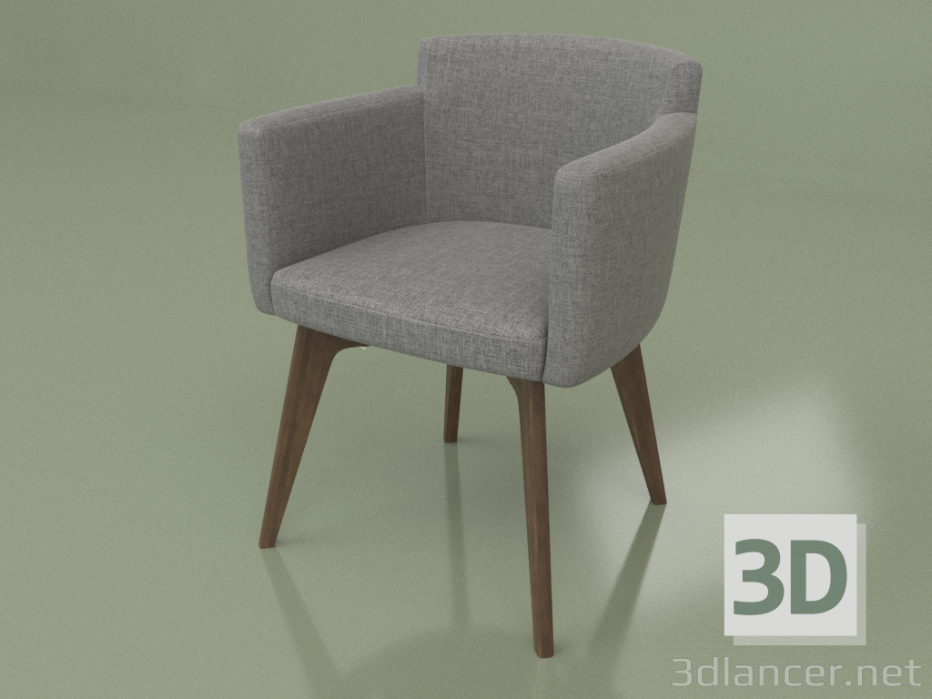 Modelo 3d Cadeira Wien (nogueira) - preview