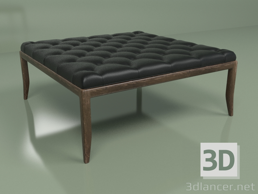 3d model Ottoman Walden (black) - preview