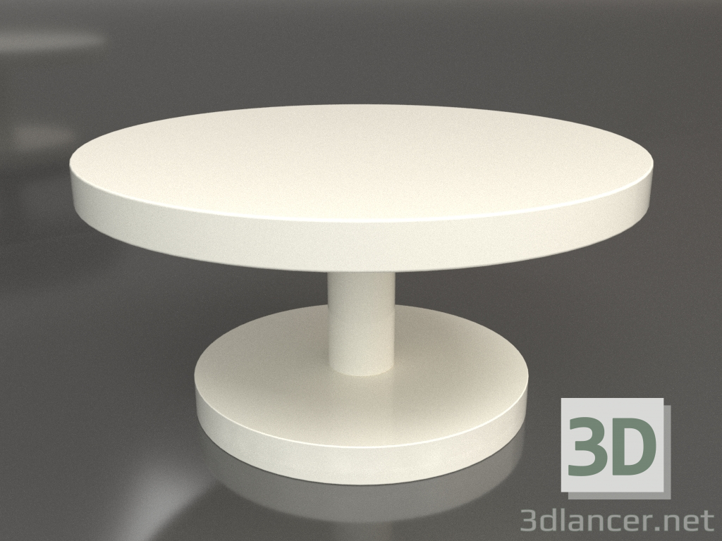 3d model Mesa de centro JT 022 (D=700x350, color plástico blanco) - vista previa