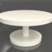 3d model Coffee table JT 022 (D=700x350, white plastic color) - preview