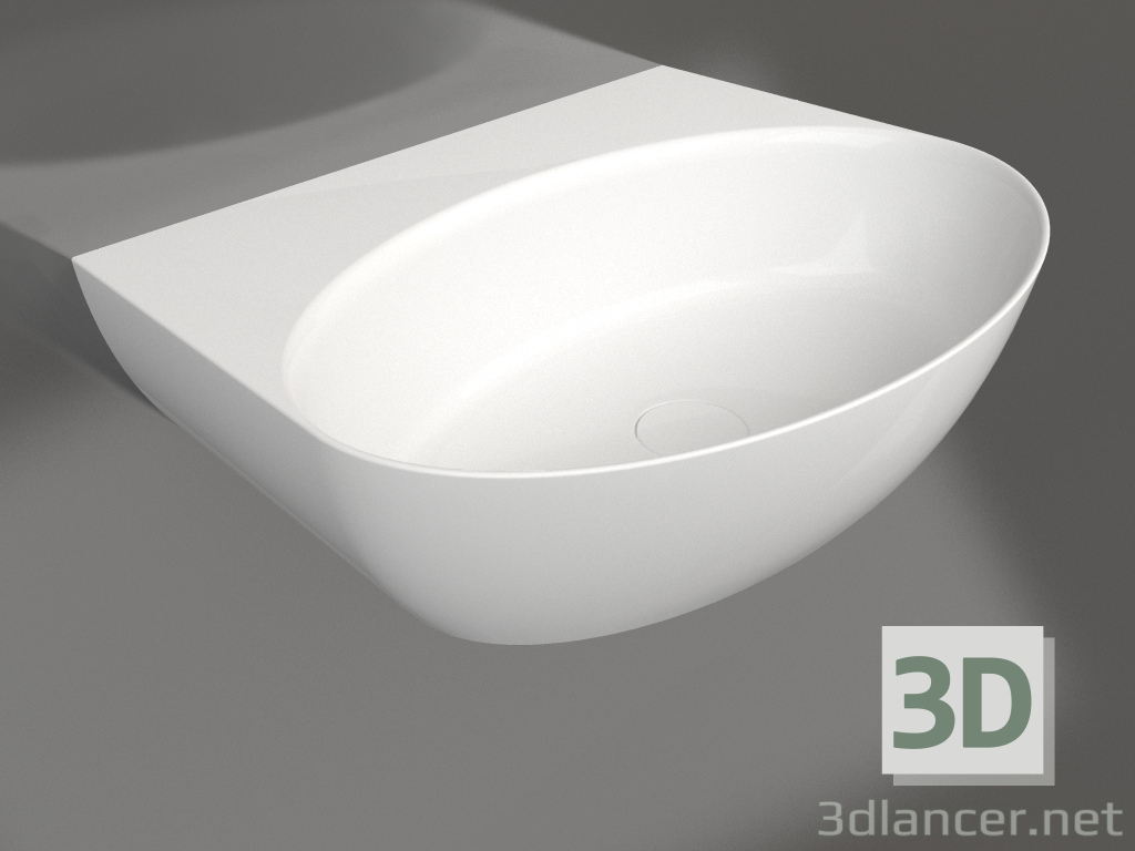 modello 3D Lavabo sospeso ALDA WALL 02 - anteprima