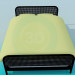 3d model Metal bed - preview