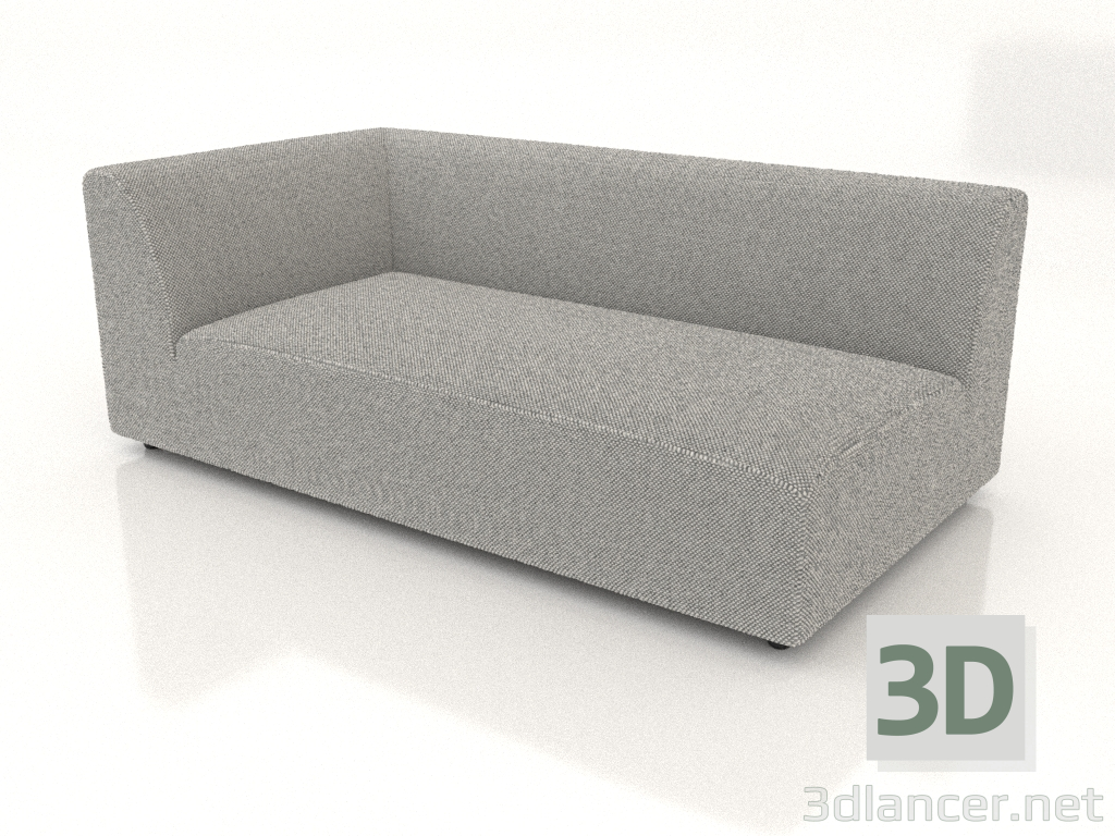 3d model Módulo sofá esquinero (XL) 173 extendido izquierda - vista previa