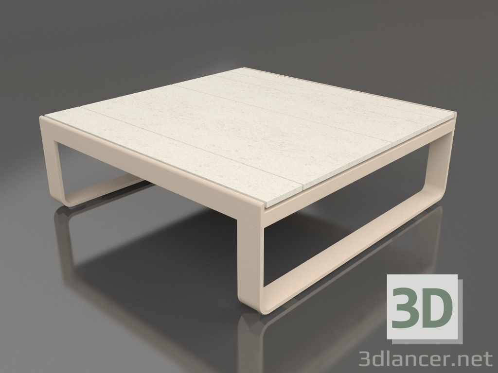 modèle 3D Table basse 90 (DEKTON Danae, Sable) - preview