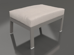 Pouf pour chaise (Gris quartz)