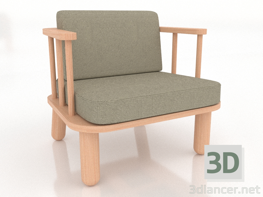 3d model Sillón BOLAY - vista previa 3d model Sillón BOLAY - vista previa