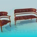 3D Modell Sofa - Vorschau