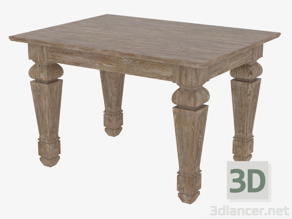 modello 3D Tavolo da pranzo SMALL BASILDON ROVERE TABELLA DI LEGNO (8831.0006.47) - anteprima