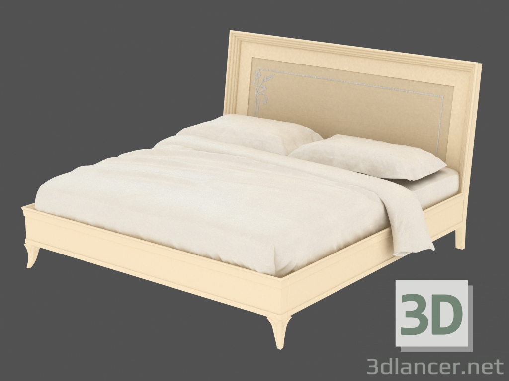 3d model Double bed LTTOD3F-197 - preview