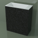 modello 3D Lavabo freestanding (03R146103, Nero Assoluto M03, L 72, P 36, H 85 cm) - anteprima