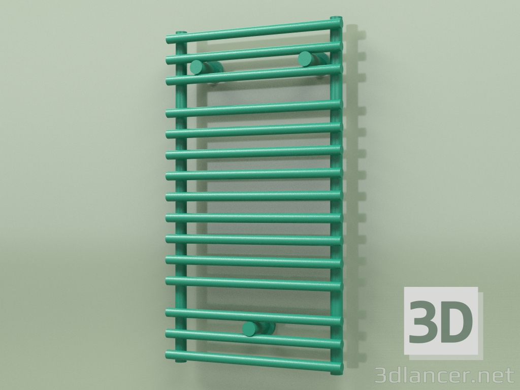 3d model Heated towel rail - Santorini (SAN 07 400 mm, RAL - 6016) - preview