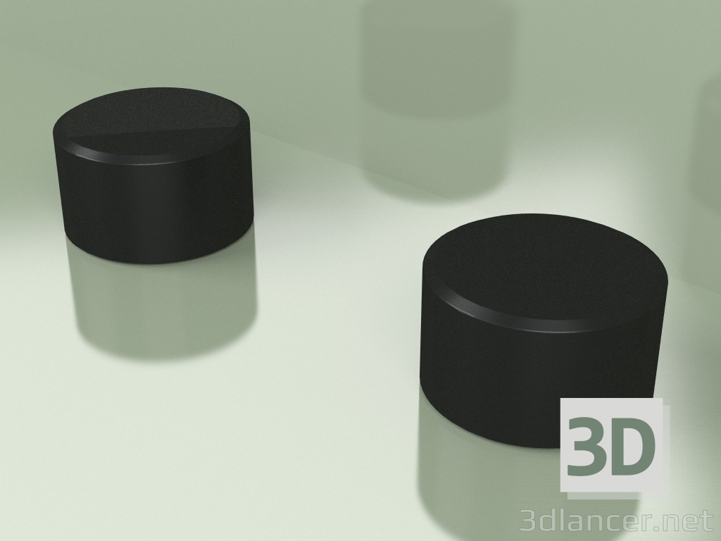 Modelo 3d Conjunto de 2 válvulas de corte de mistura Ø 63 mm (16 51 V, NO) - preview