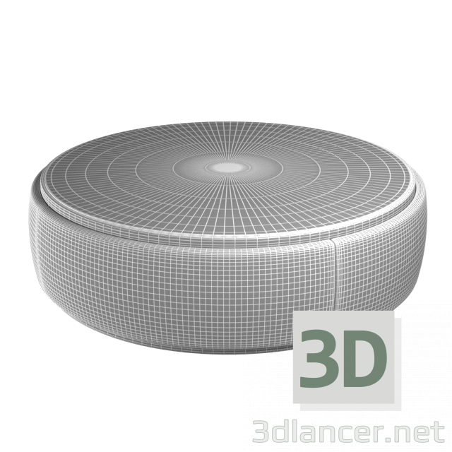 modèle 3D de Table basse Doria acheter - rendu