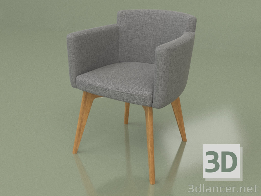 3d model Silla Wien (Roble) - vista previa