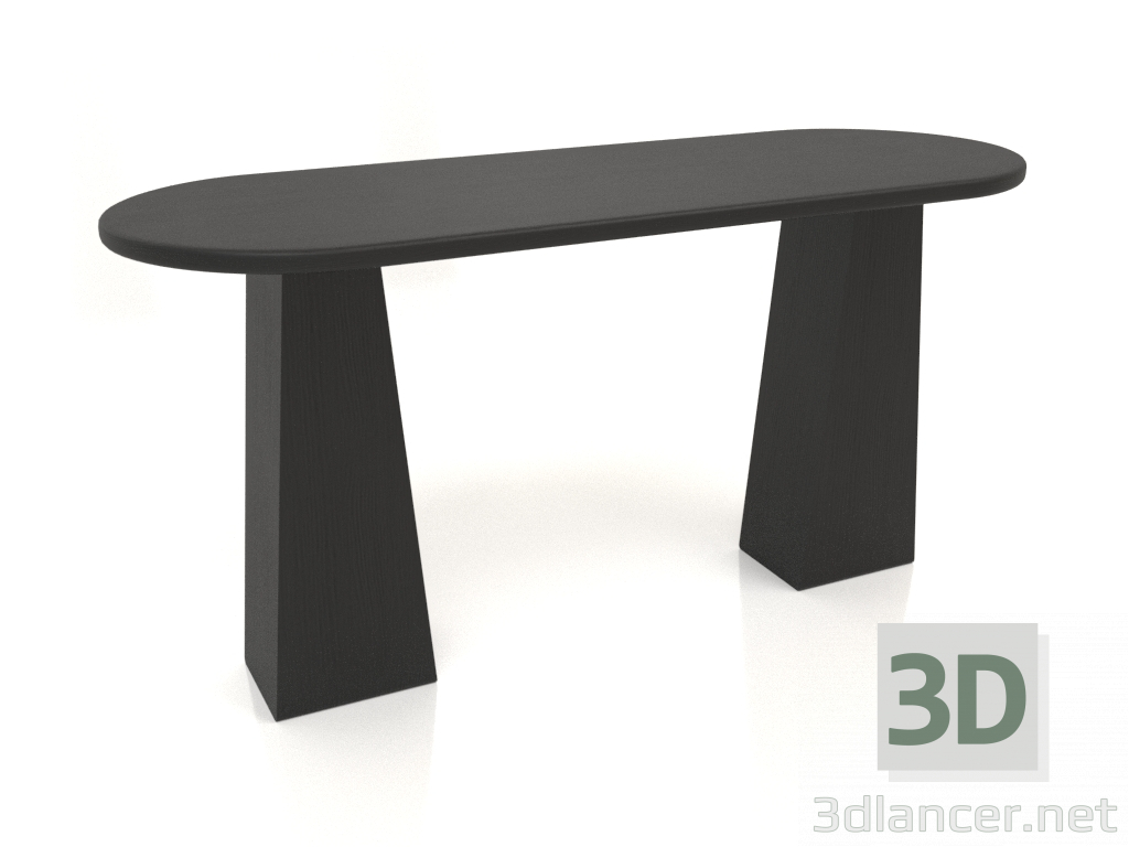 3d model Consola KT 09 (1400x500x700, madera negra) - vista previa