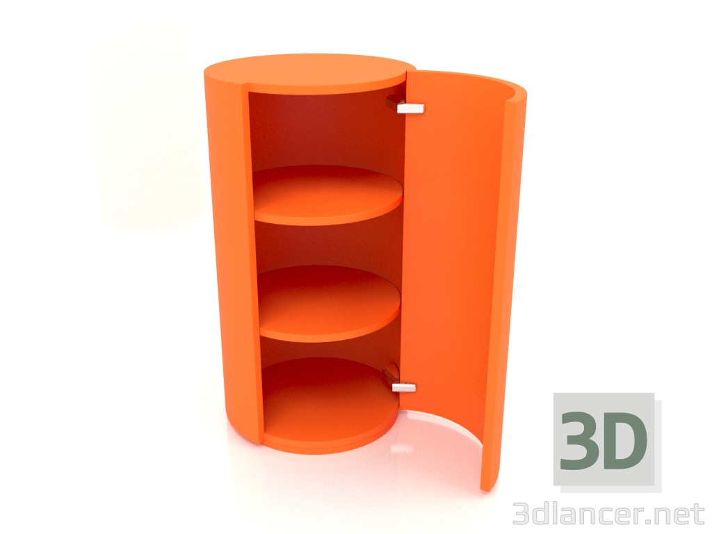 modèle 3D Armoire (avec porte ouverte) TM 09 (D=503х931, orange vif lumineux) - preview