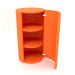 3d model Gabinete (con puerta abierta) TM 09 (D=503х931, naranja brillante luminoso) - vista previa