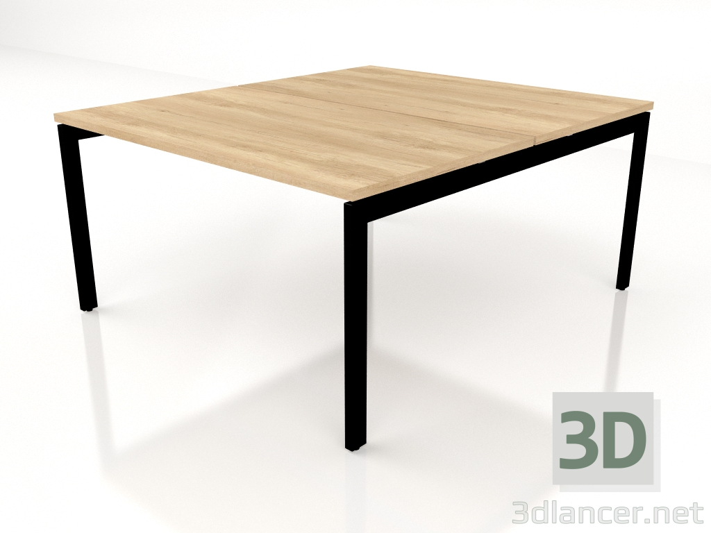 3d модель Стол рабочий Ogi U Bench BOU33 (1400x1610) – превью