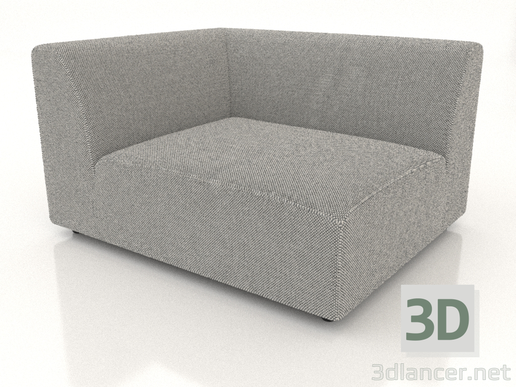 3d model Sofa module corner (XL) asymmetric left - preview