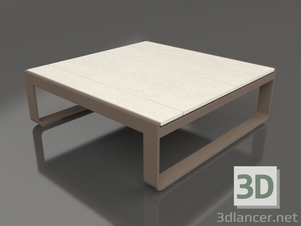 3d model Mesa de centro 90 (DEKTON Danae, Bronce) - vista previa